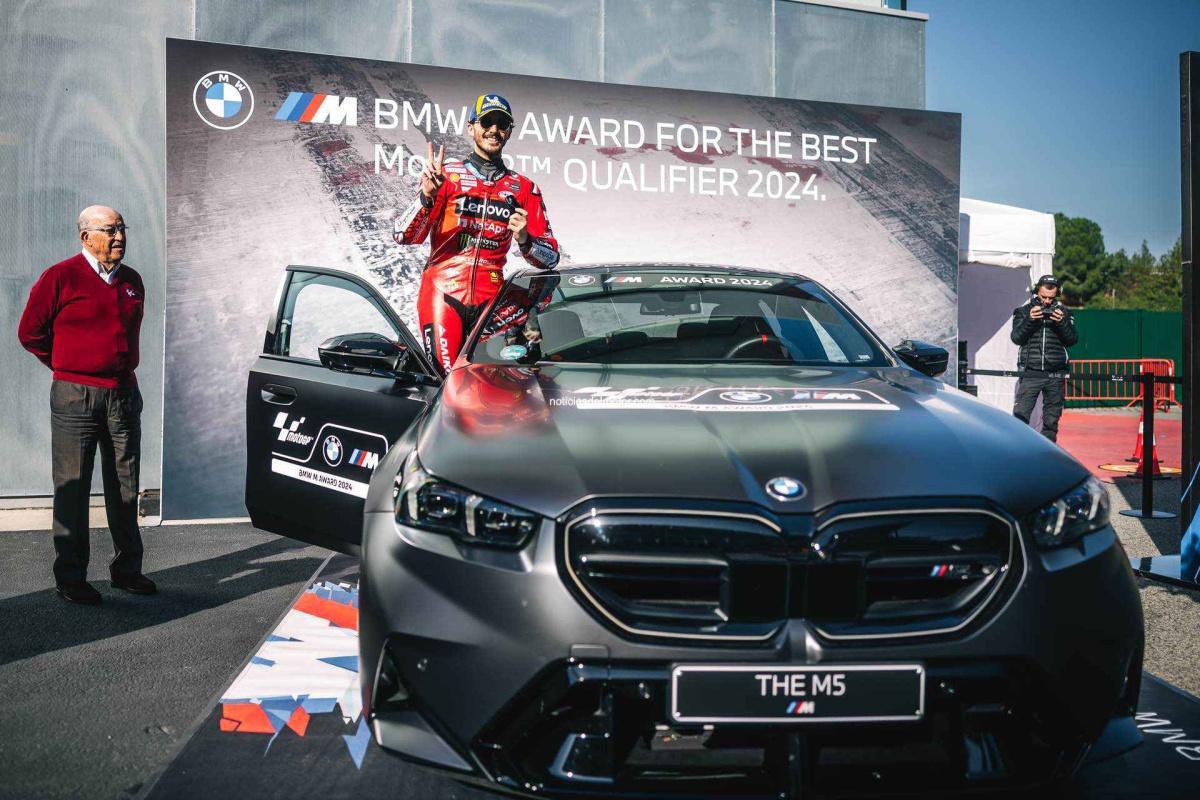 FRANCESCO BAGNAIA GANA UNA EMOCIONANTE CARRERA POR EL BMW M AWARD DE MOTOGP™ 2024