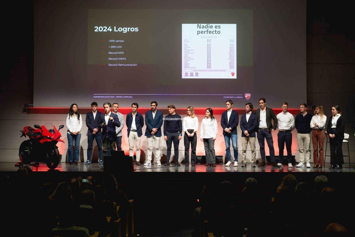Ducati España y Portugal reúne a sus concesionarios tras su exitoso ejercicio 2024 Ducati España y Portugal reúne a sus concesionarios tras su exitoso ejercicio 2024