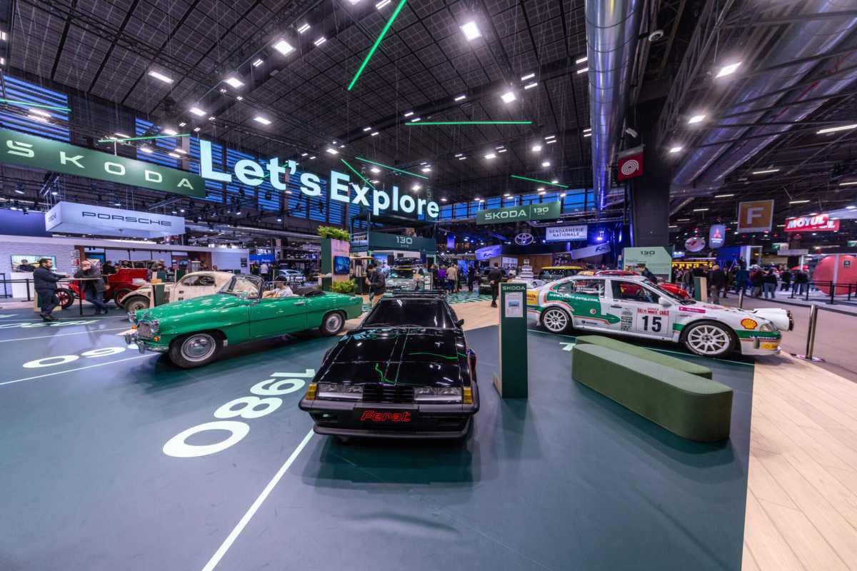 ŠKODA EN RÉTROMOBILE: 130 AÑOS DE TRADICIÓN AUTOMOVILÍSTICA EN 16 EXPOSICIONES