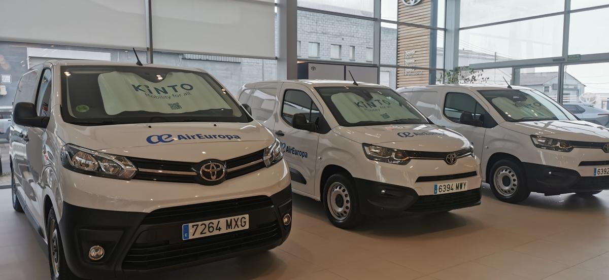 TOYOTA ESPAÑA Y AIR EUROPA AVANZAN EN SU ACUERDO PARA RENOVAR LA FLOTA DE VEHÍCULOS CON NUEVAS TOYOTA PROACE CITY TOYOTA ESPAÑA Y AIR EUROPA AVANZAN EN SU ACUERDO PARA RENOVAR LA FLOTA DE VEHÍCULOS CON NUEVAS TOYOTA PROACE CITY