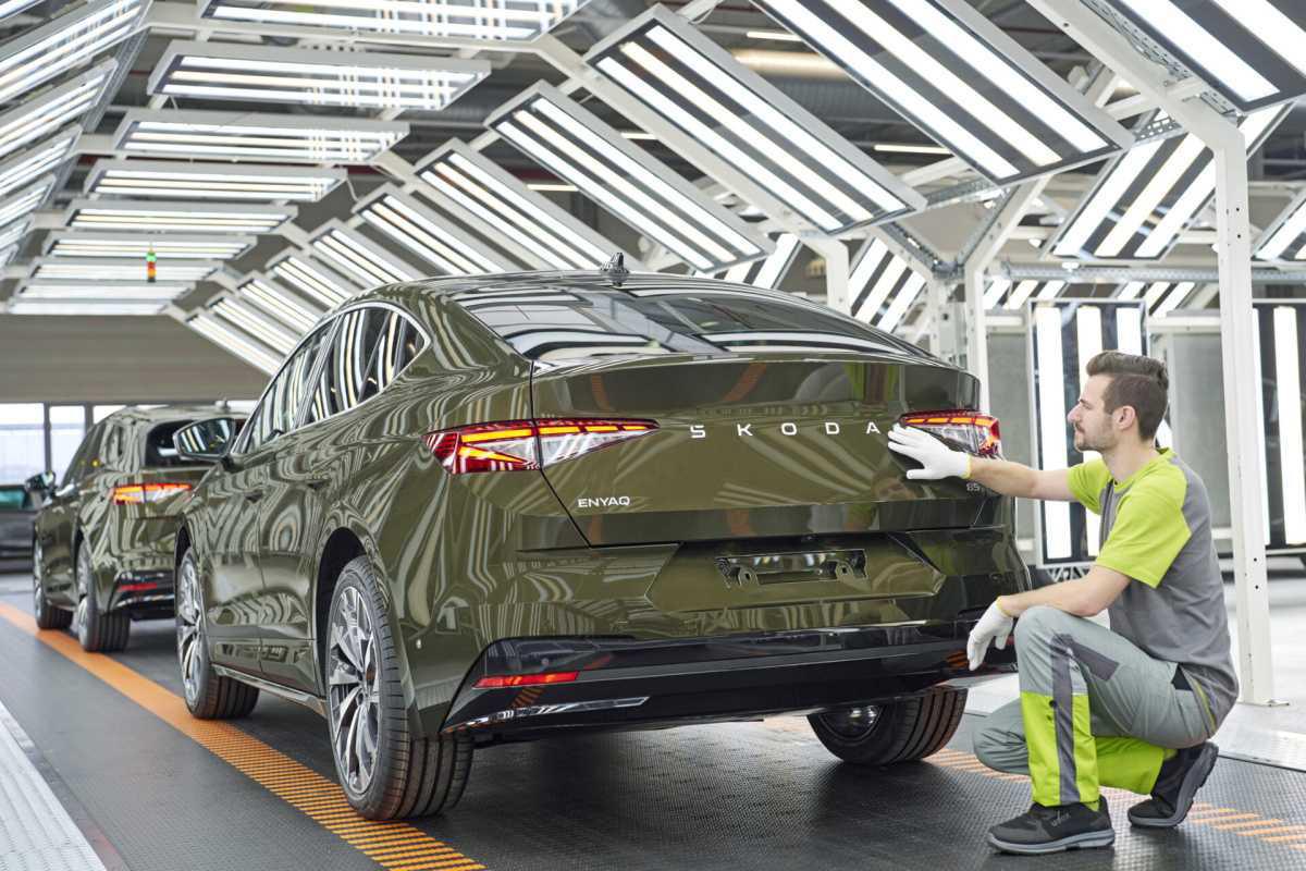 ŠKODA AUTO COMIENZA LA PRODUCCIÓN DE LOS NUEVOS ENYAQ Y ENYAQ COUPÉ