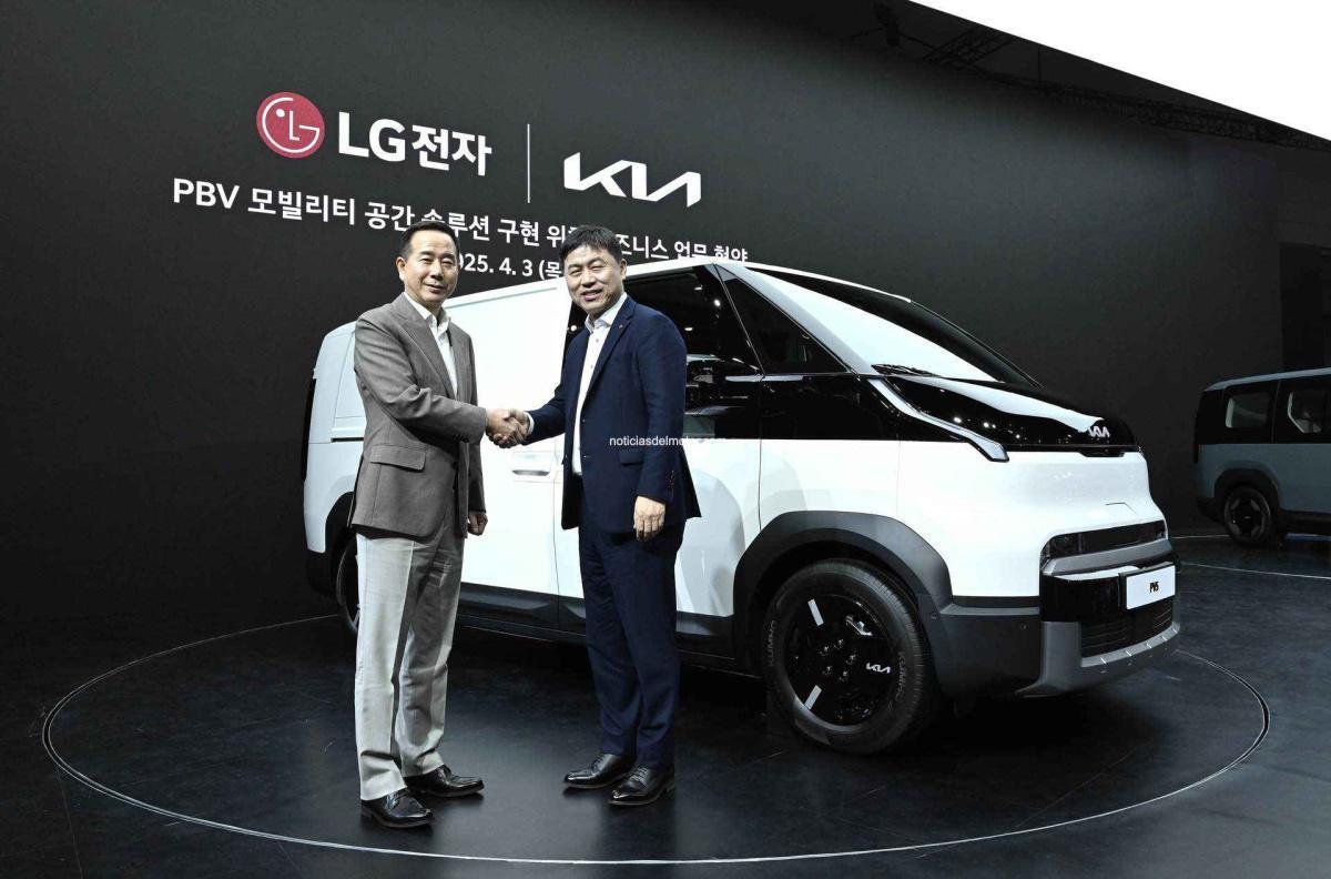 Kia y LG Electronics colaboran para mostrar nuevos conceptos de PBV para el trabajo y el ocio Kia y LG Electronics colaboran para mostrar nuevos conceptos de PBV para el trabajo y el ocio