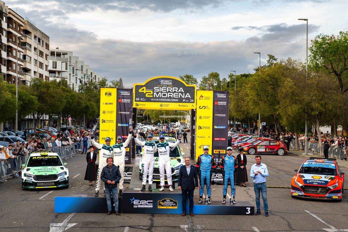 ŠKODA CONSOLIDA SU DOMINIO EN EL RALLY SIERRA MORENA CON UN NUEVO DOBLETE HISTÓRICO ŠKODA CONSOLIDA SU DOMINIO EN EL RALLY SIERRA MORENA CON UN NUEVO DOBLETE HISTÓRICO