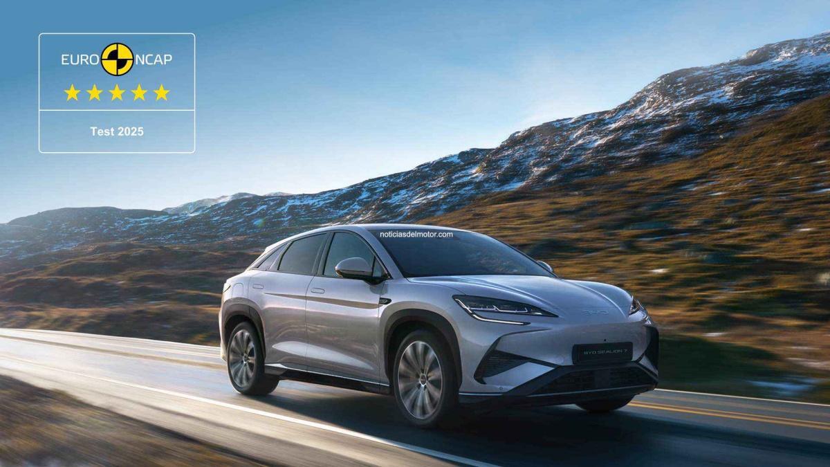 EL BYD SEALION 7 OBTIENE LAS CINCO ESTRELLAS EN LAS PRUEBAS DE SEGURIDAD EURO NCAP EL BYD SEALION 7 OBTIENE LAS CINCO ESTRELLAS EN LAS PRUEBAS DE SEGURIDAD EURO NCAP
