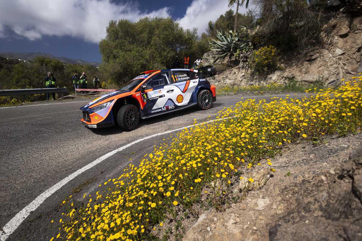 Los Hyundai no encuentran el ritmo en el Rally Islas Canarias Los Hyundai no encuentran el ritmo en el Rally Islas Canarias