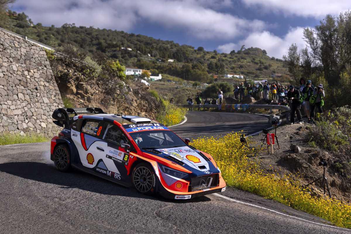 Los Hyundai no encuentran el ritmo en el Rally Islas Canarias Los Hyundai no encuentran el ritmo en el Rally Islas Canarias