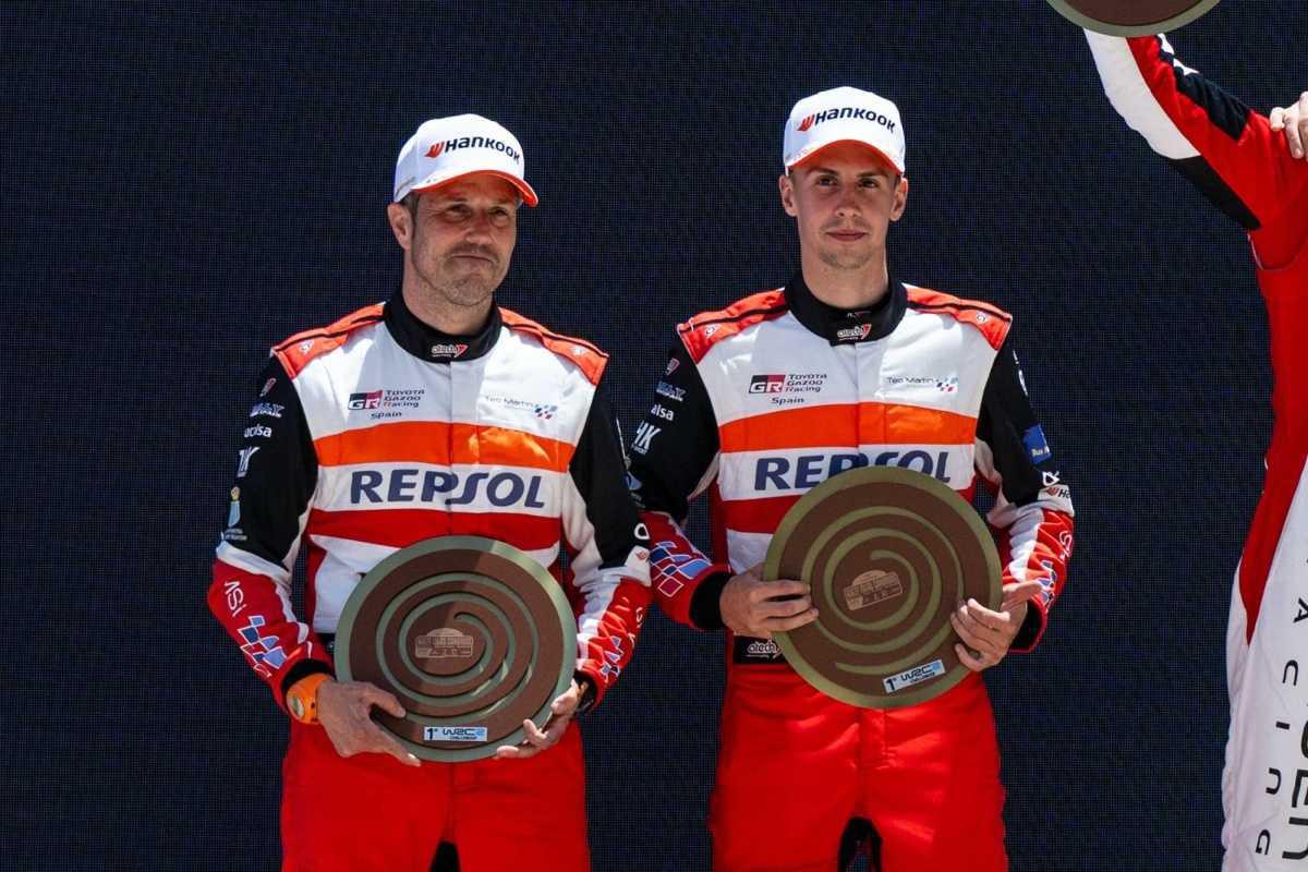 TOYOTA GAZOO RACING SPAIN: ALEJANDRO CACHÓN Y BORJA ROZADA SUBEN AL PODIO EN SU DEBUT CON TOYOTA EN EL WRC TOYOTA GAZOO RACING SPAIN: ALEJANDRO CACHÓN Y BORJA ROZADA SUBEN AL PODIO EN SU DEBUT CON TOYOTA EN EL WRC
