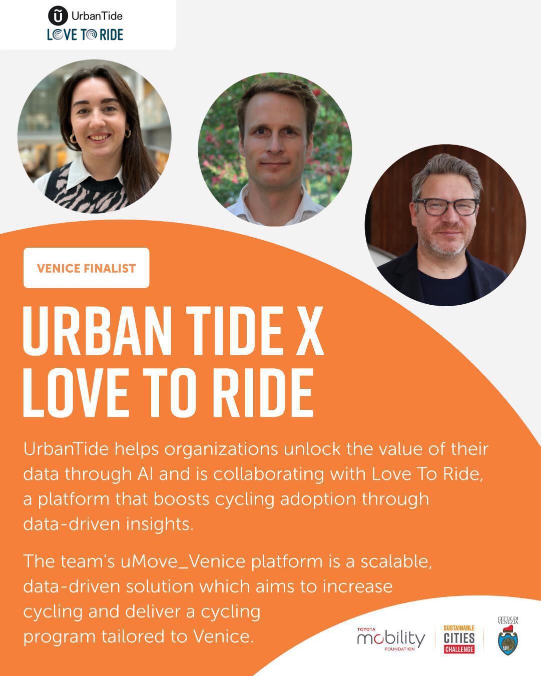 TOYOTA MOBILITY FOUNDATION ANUNCIA LOS CINCO FINALISTAS DEL DESAFÍO DE CIUDADES SOSTENIBLES DE VENECIA