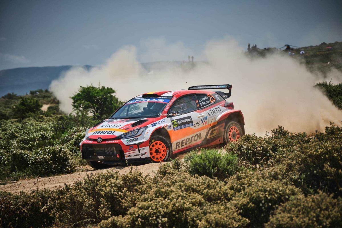 TOYOTA GAZOO RACING SPAIN: DIFÍCIL RALLYE DE CERDEÑA PARA ALEJANDRO CACHÓN Y BORJA ROZADA TOYOTA GAZOO RACING SPAIN: DIFÍCIL RALLYE DE CERDEÑA PARA ALEJANDRO CACHÓN Y BORJA ROZADA