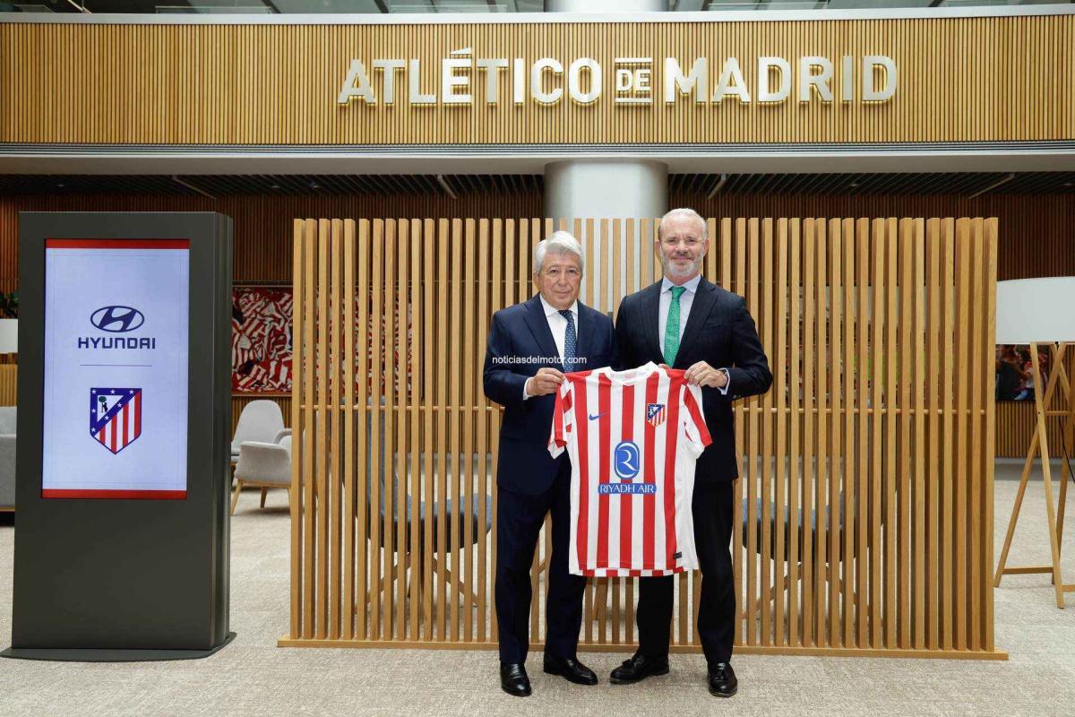 HYUNDAI RENUEVA SU COMPROMISO CON EL ATLÉTICO DE MADRID Y LA MOVILIDAD LIMPIA