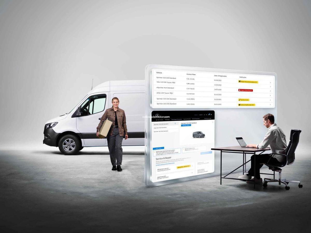 DIAGNÓSTICO EN TIEMPO REAL: MERCEDES-BENZ VAN UPTIME MONITOR PARA FURGONETAS