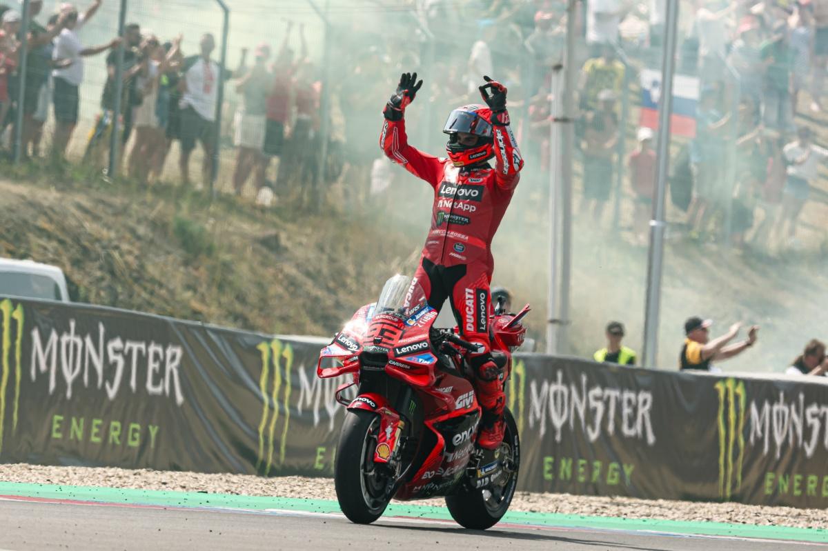 Triunfo para Márquez en Brno que reescribe una parte de la historia de Ducati. Triunfo para Márquez en Brno que reescribe una parte de la historia de Ducati.