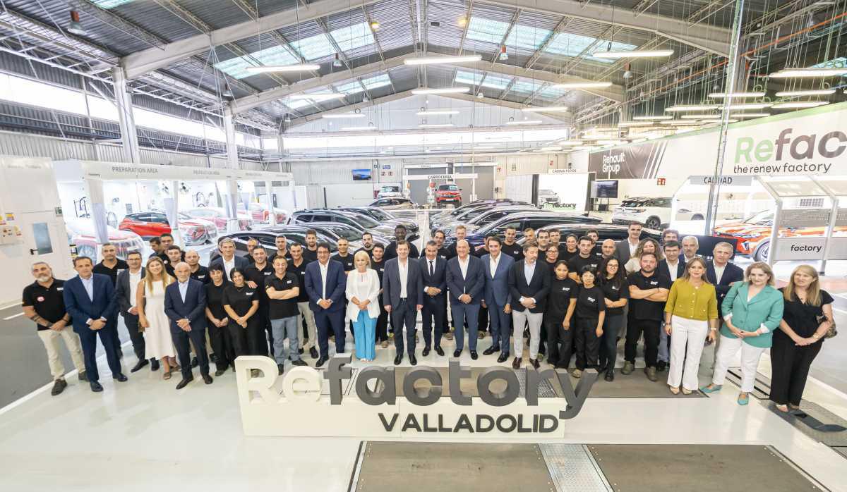 RENAULT GROUP INAUGURA REFACTORY VALLADOLID, SU SEGUNDA PLANTA DE REACONDICIONAMIENTO DE VEHÍCULOS EN ESPAÑA RENAULT GROUP INAUGURA REFACTORY VALLADOLID, SU SEGUNDA PLANTA DE REACONDICIONAMIENTO DE VEHÍCULOS EN ESPAÑA