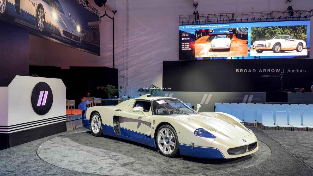 MASERATI MC12 STRADALE: RÉCORD DE VENTA EN SUBASTA