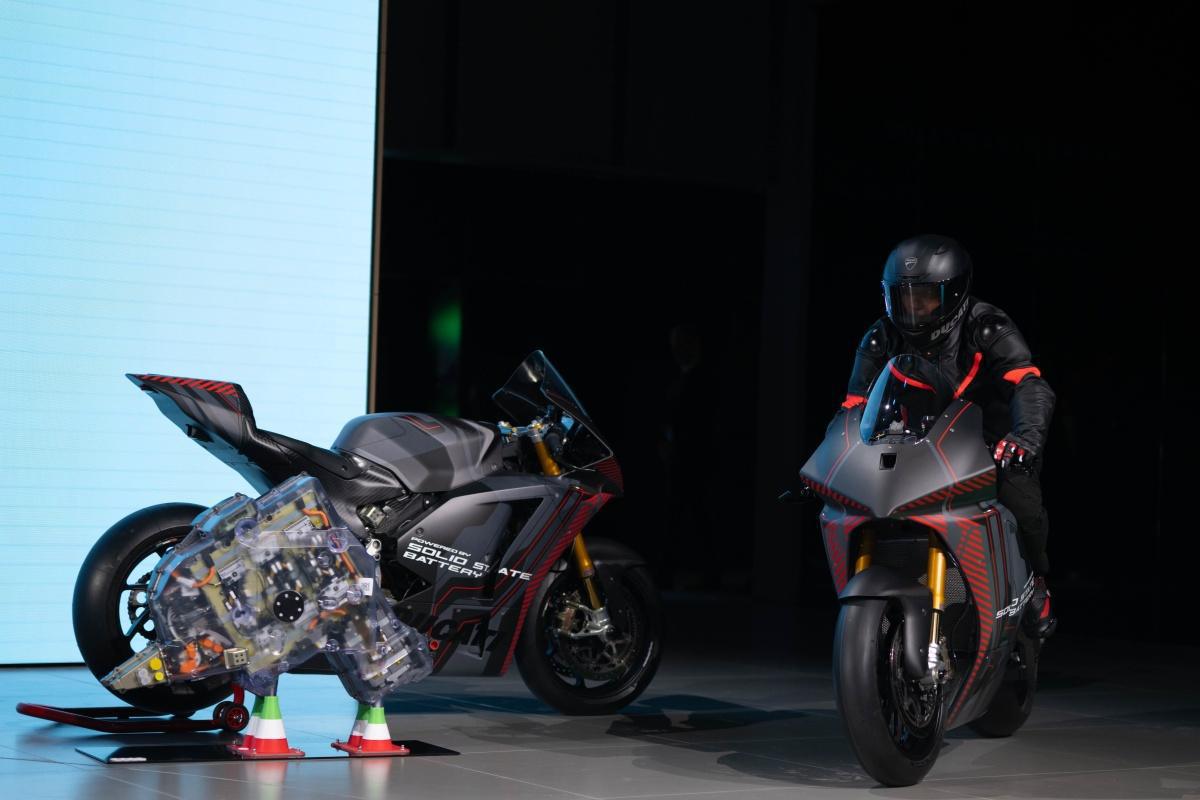  La investigación eléctrica de Ducati continúa con el prototipo V21L y las baterías de estado sólido
