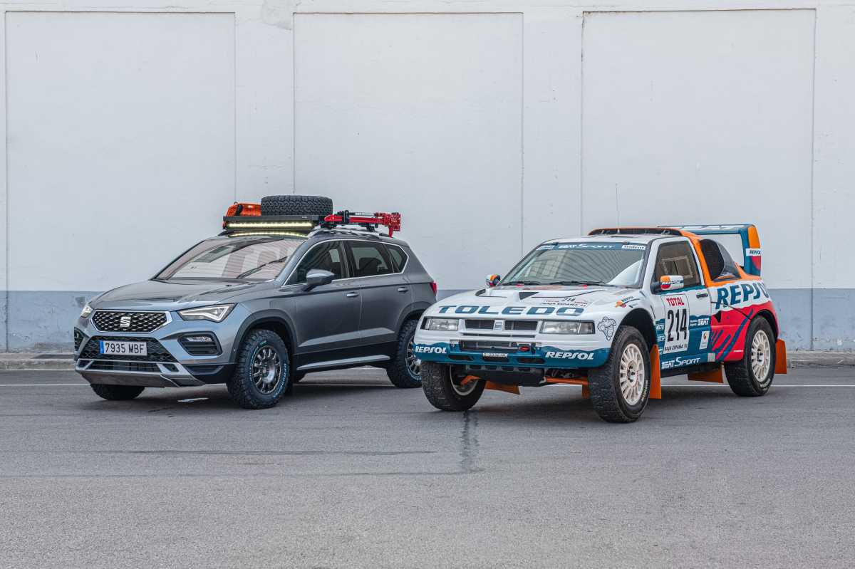 SEAT HISTÓRICOS. DEL CIRCUITO AL DESIERTO: JORDI GENÉ, ALBERT FÁBREGA Y DANIEL CUADRADO SE CONVIERTEN EN PILOTOS DEL SEAT ATECA MARATHON
