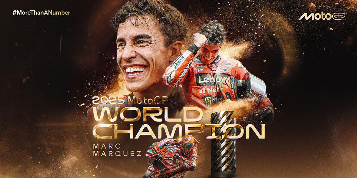  Marc Márquez y Ducati, Campeones del Mundo de MotoGP 2025