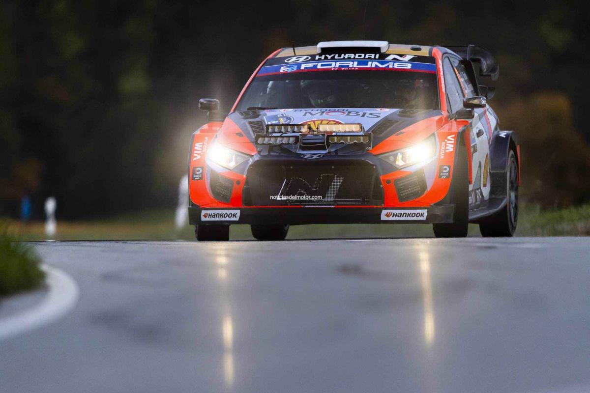 PODIO PROVISIONAL PARA TÄNAK EN EL RALLY DE EUROPA CENTRAL