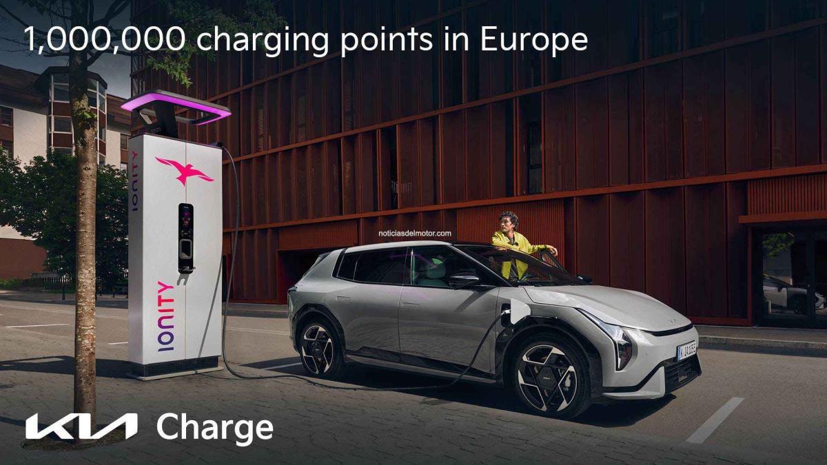 UN MILLÓN DE PUNTOS DE CARGA EN EUROPA: KIA CHARGE ALCANZA UN NUEVO HITO