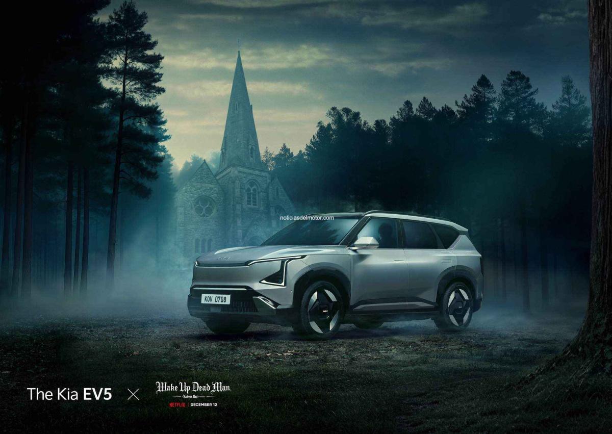KIA LANZA UNA COLABORACIÓN CINEMATOGRÁFICA CON NETFLIX: KIA EV5 X PUÑALES POR LA ESPALDA: DE ENTRE LOS MUERTOS”