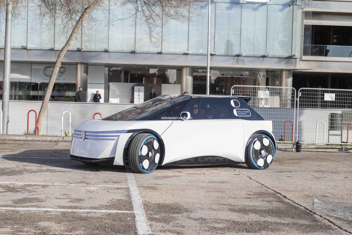 MADRID CAPITAL DEL FUTURO: EL PEUGEOT POLYGON CONCEPT ATERRIZA EN LA CASTELLANA