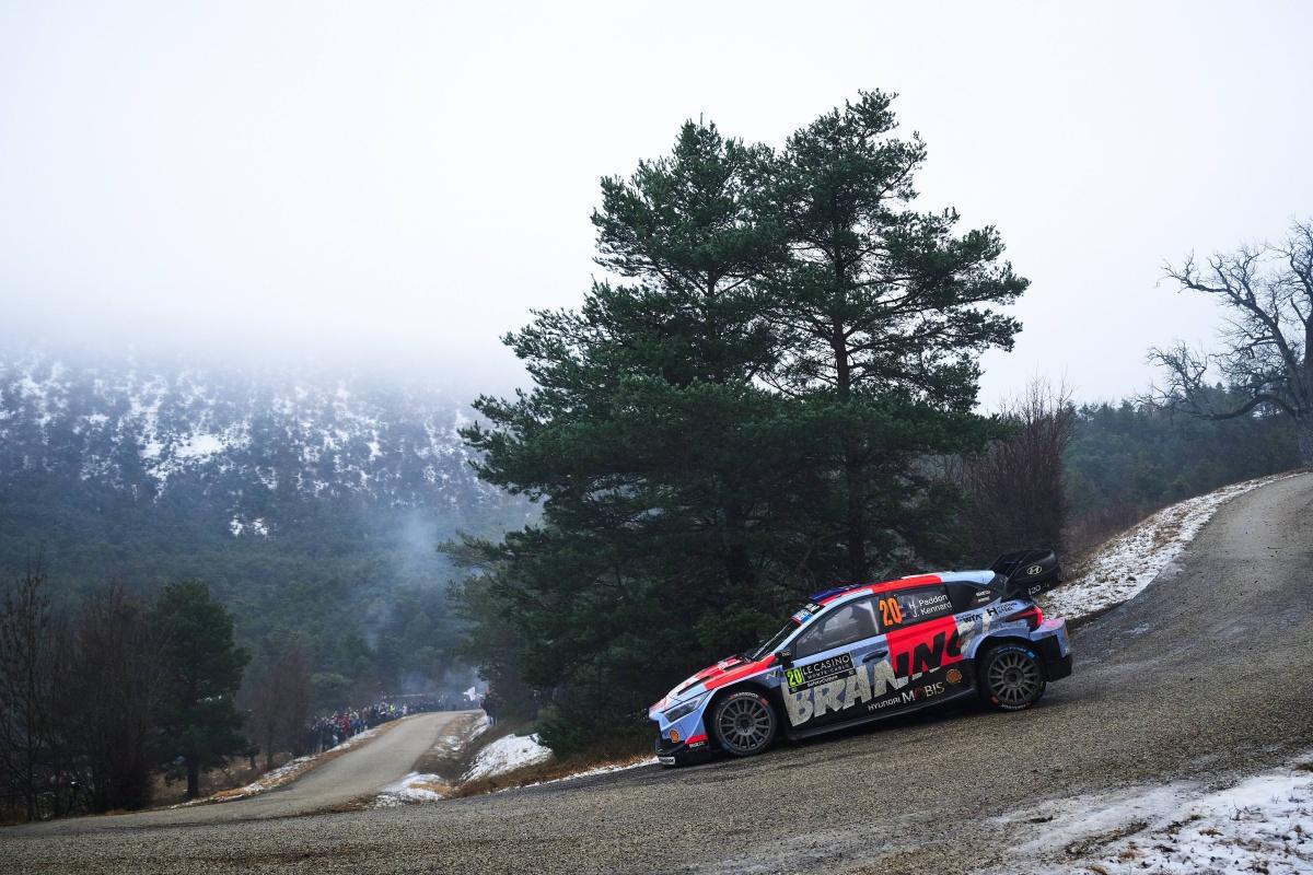 Rally de Montecarlo: Hyundai Motorsport remonta y sobrevive para mantenerse en la lucha