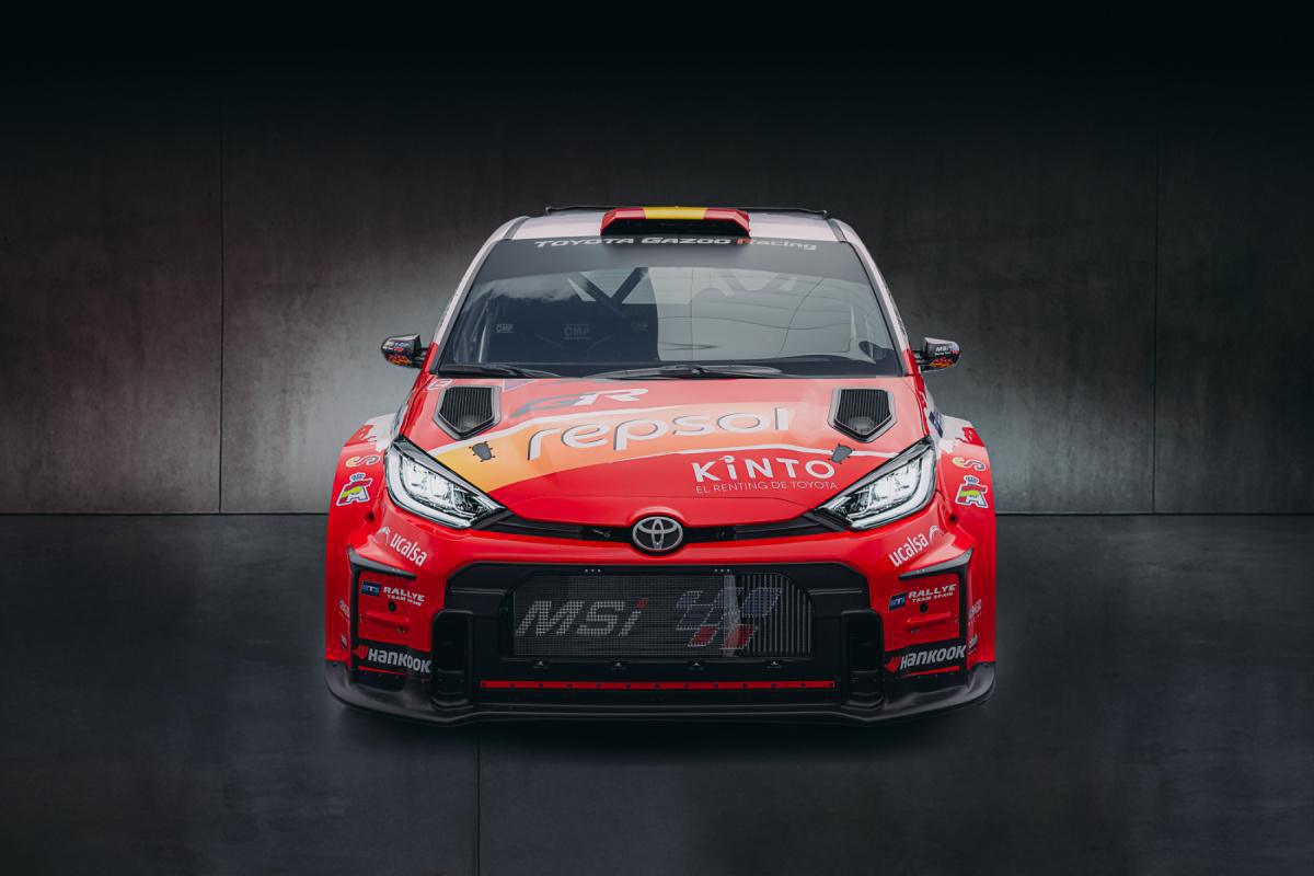 TOYOTA GAZOO Racing Spain: El GR Yaris Rally2 de Alejandro Cachón y Borja Rozada estrena nueva decoración en 2026