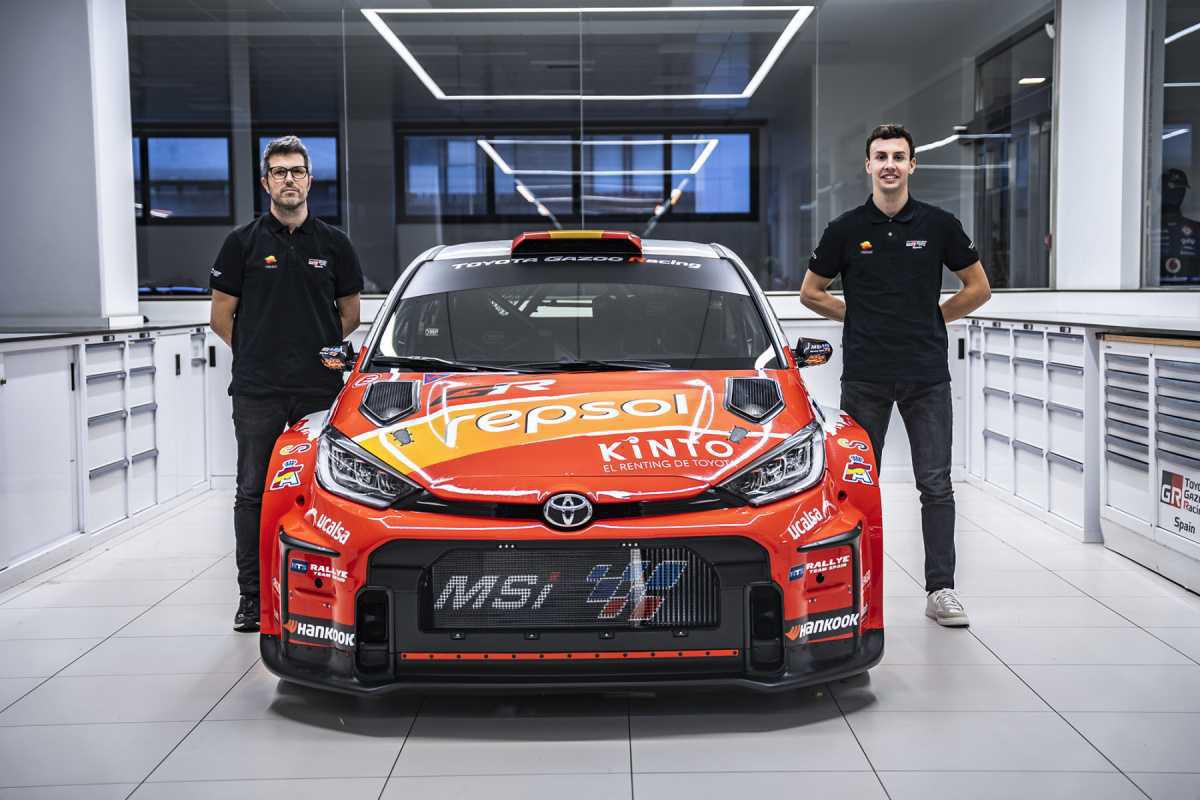 TOYOTA GAZOO Racing Spain: El GR Yaris Rally2 de Alejandro Cachón y Borja Rozada estrena nueva decoración en 2026
