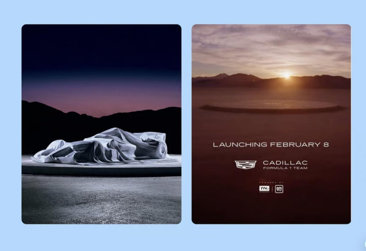 CADILLAC PRESENTA SU EQUIPO DE F1 DURANTE LA SUPER BOWL CADILLAC PRESENTA SU EQUIPO DE F1 DURANTE LA SUPER BOWL