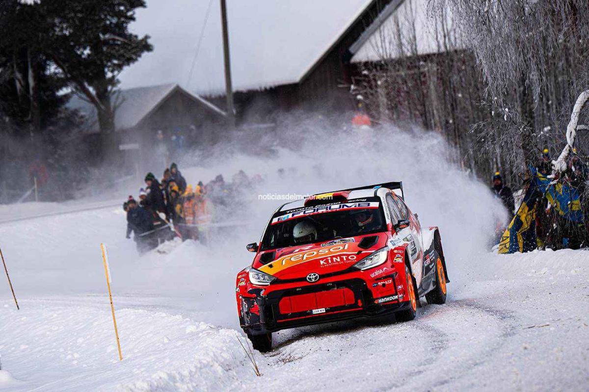 ALEJANDRO CACHÓN Y BORJA ROZADA CUMPLEN CON EL OBJETIVO MARCADO EN SU DEBUT SOBRE NIEVE EN EL RALLY SUECIA