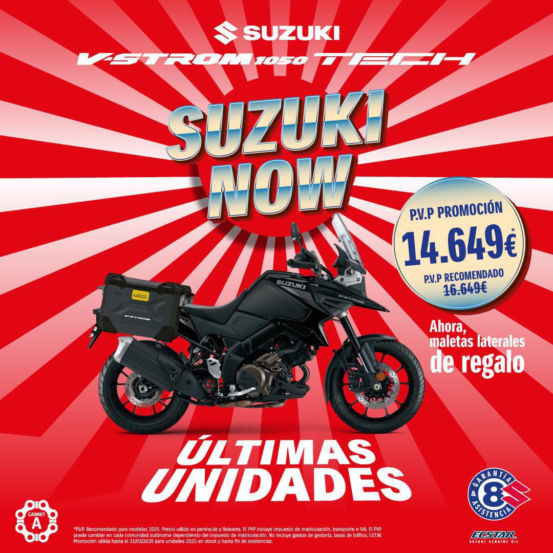 ÚLTIMA OPORTUNIDAD PARA APROVECHAR LAS PROMOCIONES “SUZUKI NOW” ÚLTIMA OPORTUNIDAD PARA APROVECHAR LAS PROMOCIONES “SUZUKI NOW”
