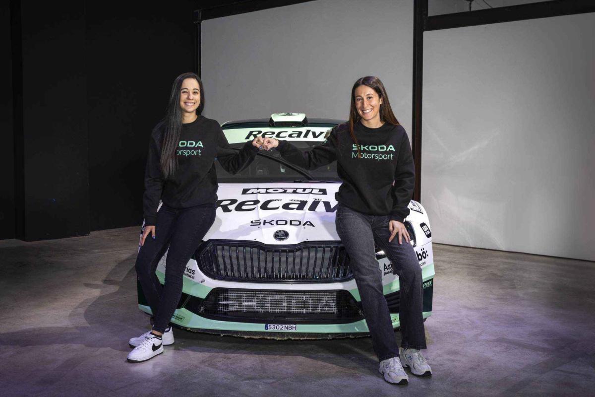 Škoda presenta su equipo para el S-CER 2026 con “Cohete” Suárez y la incorporación de Nuria Pons