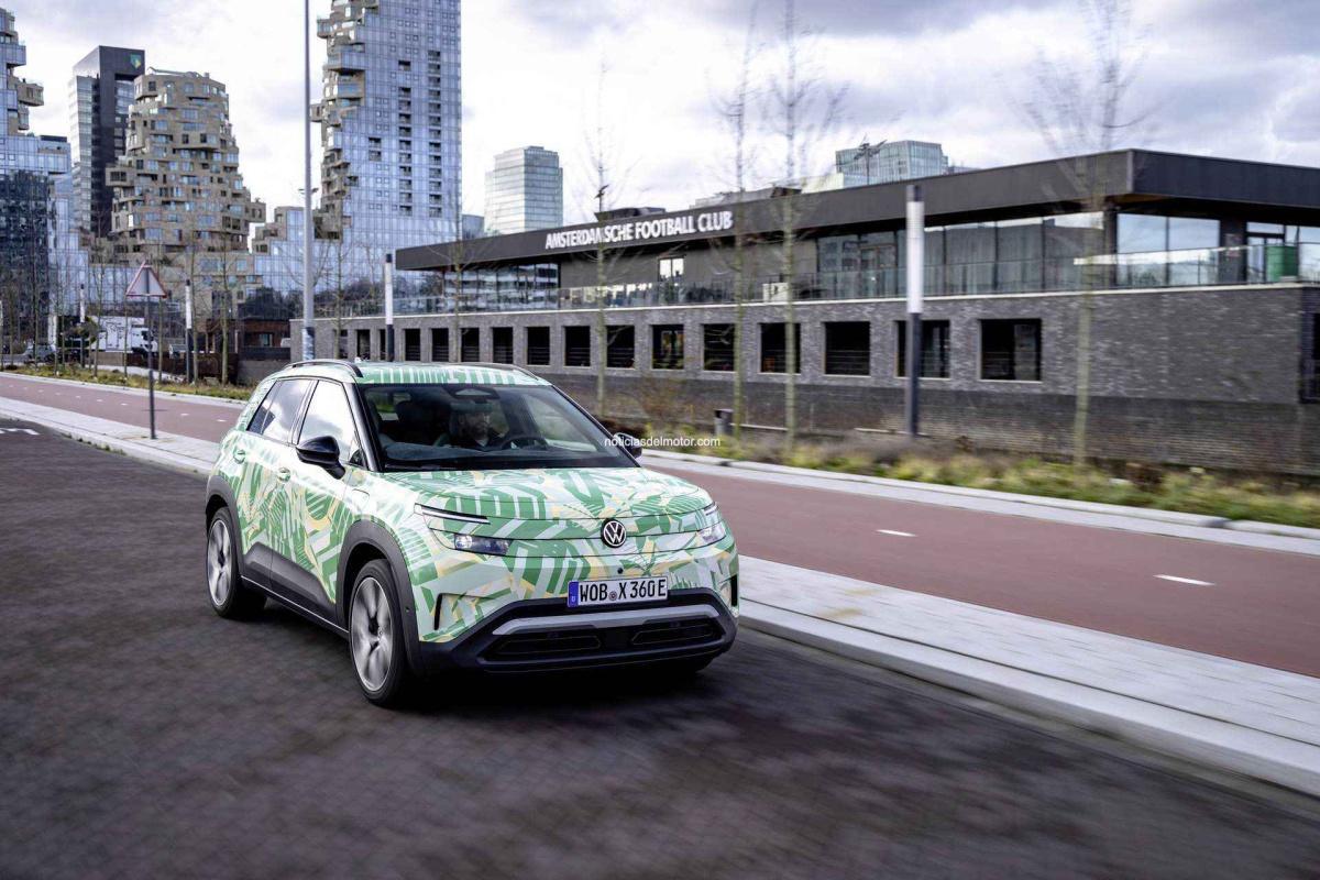 AVANCE DEL FUTURO SUV COMPACTO ELÉCTRICO: EL NUEVO ID. CROSS CIRCULA POR LAS CALLES DE ÁMSTERDAM