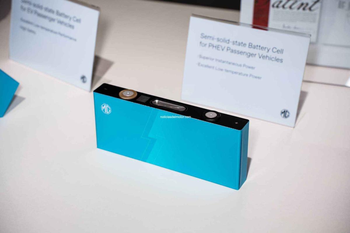 EL PRIMER VEHÍCULO EN ESPAÑA CON BATERÍAS SEMISÓLIDAS SERÁ UN MG EL PRIMER VEHÍCULO EN ESPAÑA CON BATERÍAS SEMISÓLIDAS SERÁ UN MG