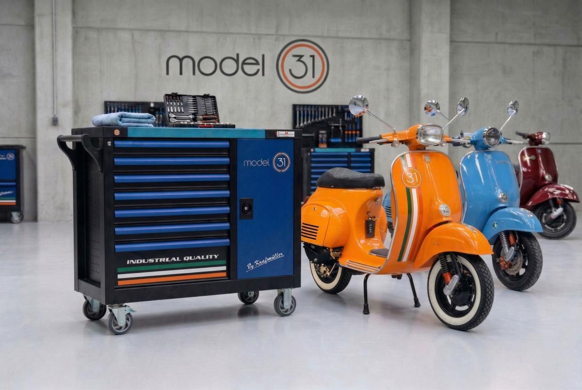MODEL 31 PRESENTARÁ EN MADRID X MOTO SU PROYECTO DE CONVERSIÓN DE VESPAS CLÁSICAS A ELÉCTRICAS MODEL 31 PRESENTARÁ EN MADRID X MOTO SU PROYECTO DE CONVERSIÓN DE VESPAS CLÁSICAS A ELÉCTRICAS
