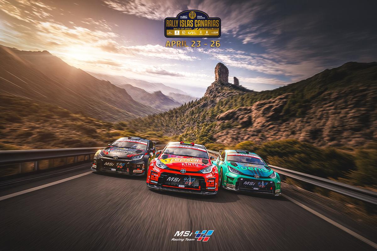 MSI RACING TEAM LISTO PARA BRILLAR EN EL RALLY ISLAS CANARIAS 2026, SU “RALLY DE CASA” MSI RACING TEAM LISTO PARA BRILLAR EN EL RALLY ISLAS CANARIAS 2026, SU “RALLY DE CASA”