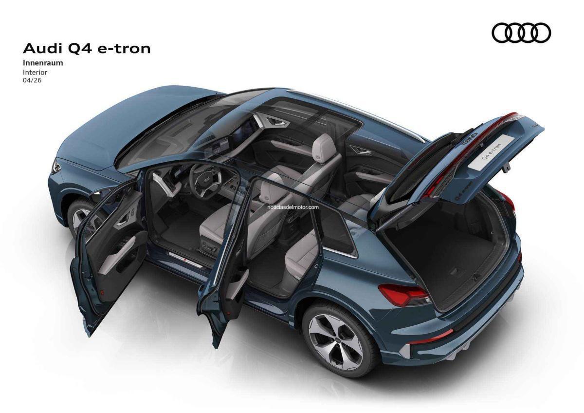 AUDI Q4 E-TRON: EL SUPERVENTAS ELÉCTRICO SE RENUEVA