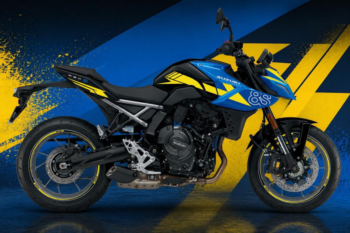 LA SUZUKI GSX-8S ESTRENA EL COLOR AMARILLO IBÉRICA, UN TONO EXCLUSIVO PARA EL MERCADO ESPAÑOL