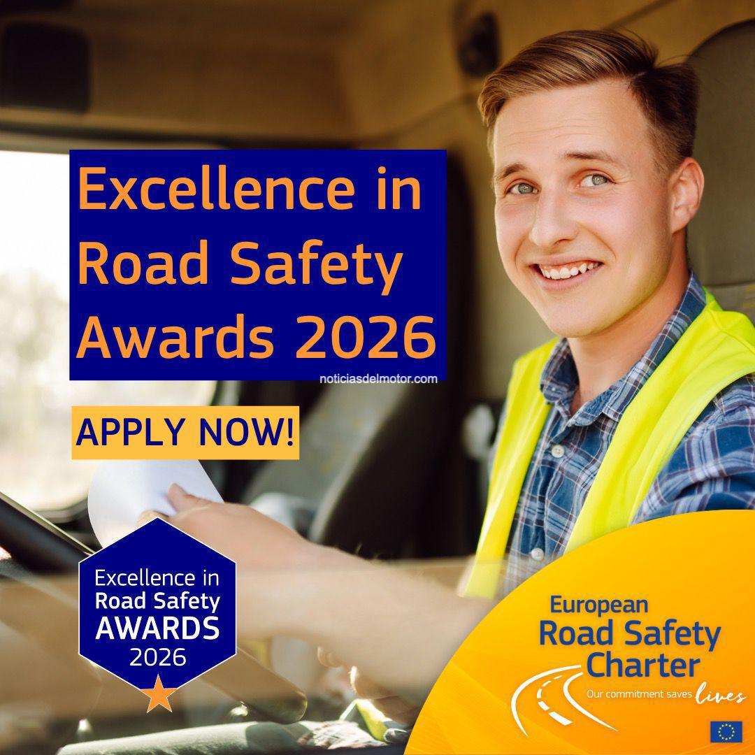 NUEVA CONVOCATORIA DE LOS PREMIOS EUROPEOS A LA EXCELENCIA EN SEGURIDAD VIAL 2026 IMPULSADOS POR EUROPEAN ROAD SAFETY CHARTER