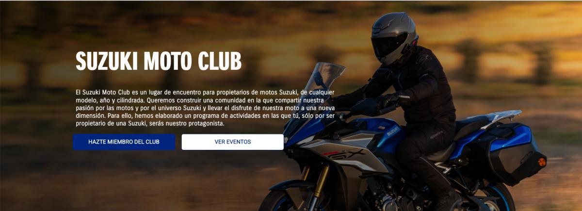 ARRANCA EL SUZUKI MOTO CLUB, UNA NUEVA FORMA DE VIVIR LA PASIÓN POR LA MARCA