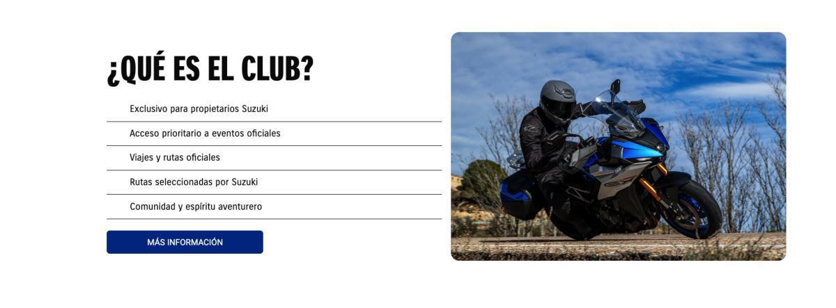 ARRANCA EL SUZUKI MOTO CLUB, UNA NUEVA FORMA DE VIVIR LA PASIÓN POR LA MARCA