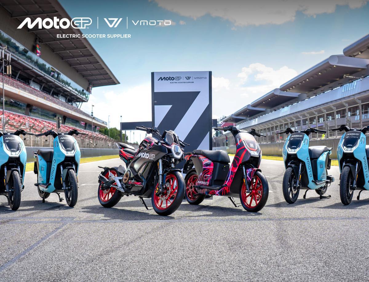 VMOTO LANZARÁ TRES SCOOTERS ELÉCTRICOS EDICIÓN MOTOGP EN EL MARCO DE UNA ALIANZA GLOBAL