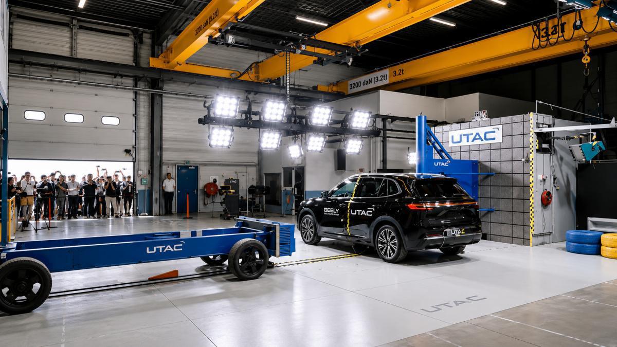 GEELY AUTO VA MÁS ALLÁ DE LOS ESTÁNDARES DE SEGURIDAD EUROPEOS SUPERANDO UNA PRUEBA DE CHOQUE EXTREMA GEELY AUTO VA MÁS ALLÁ DE LOS ESTÁNDARES DE SEGURIDAD EUROPEOS SUPERANDO UNA PRUEBA DE CHOQUE EXTREMA