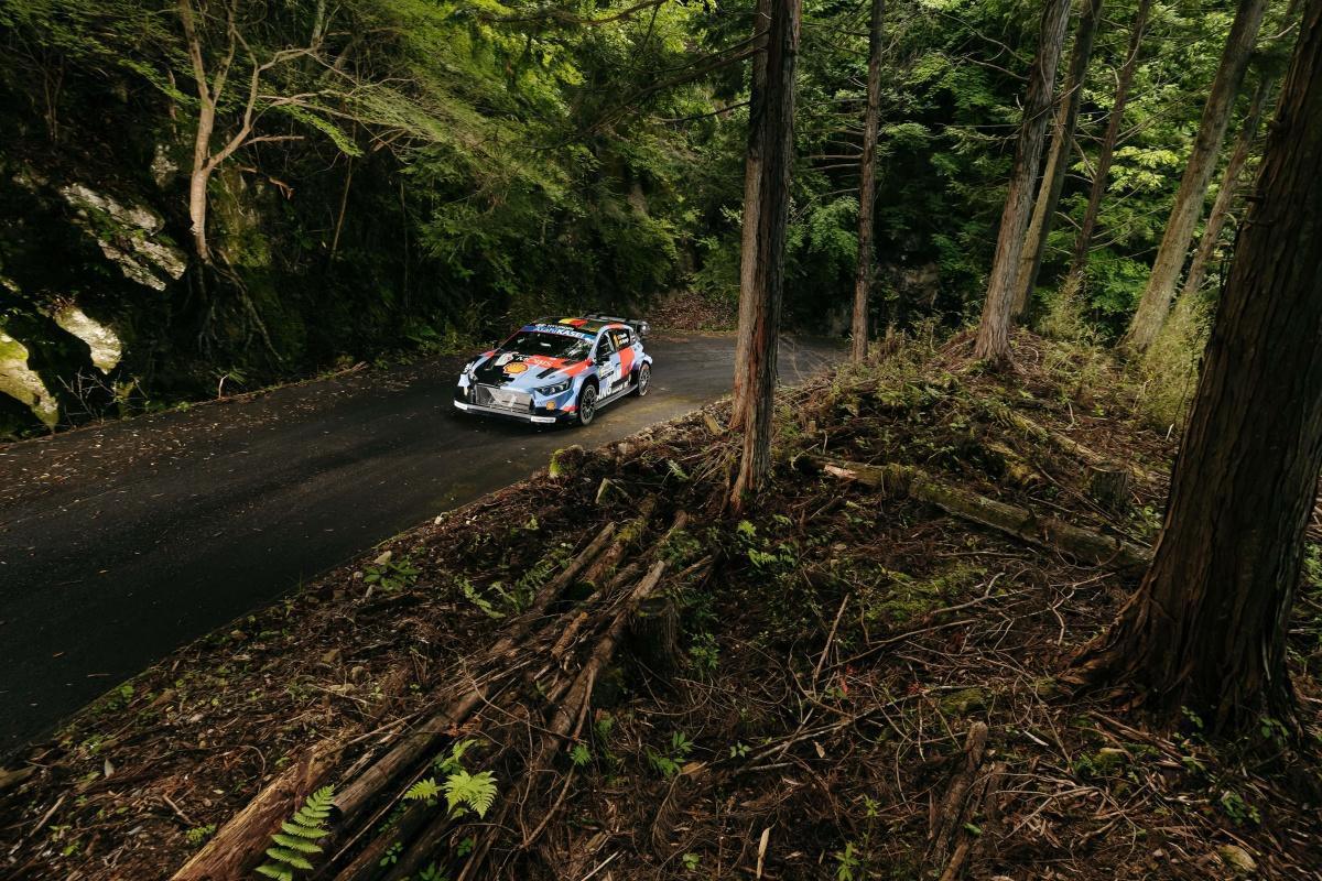 FOUMAUX SE PERFILA COMO EL MEJOR DE HYUNDAI EN EL RALLY DE JAPON