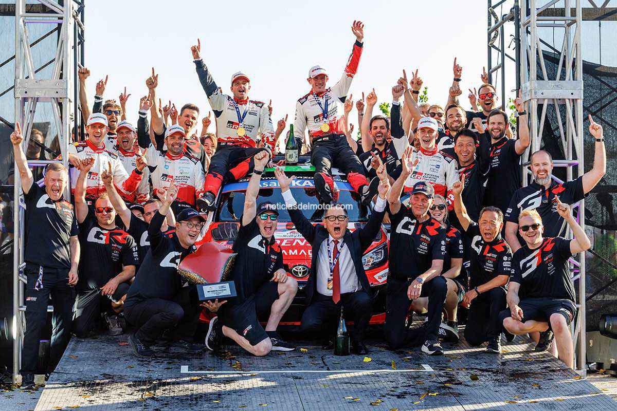 Elfyn Evans se convierte en emperador en el Rally de Japón y lidera un cuarteto histórico para TOYOTA GAZOO Racing en la prueba de casa
