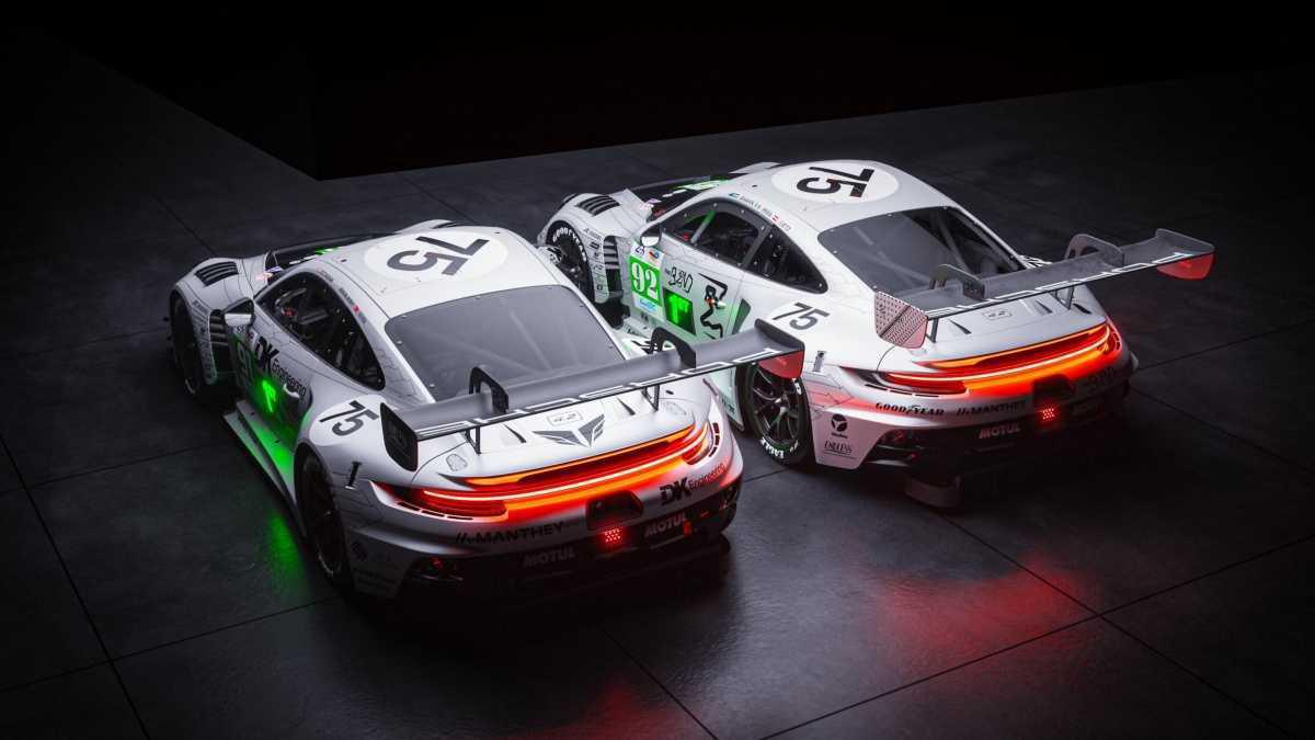 DOS PORSCHE 911 GT3 R CORRERÁN EN LE MANS CON LA DECORACIÓN HISTÓRICA DE 1951