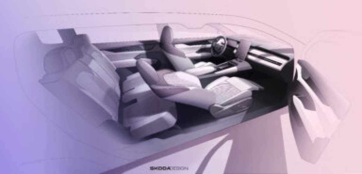 ŠKODA PRESENTA UN PRIMER AVANCE DEL CONCEPTO INTERIOR DEL PEAQ, SU ELÉCTRICO DE SIETE PLAZAS ŠKODA PRESENTA UN PRIMER AVANCE DEL CONCEPTO INTERIOR DEL PEAQ, SU ELÉCTRICO DE SIETE PLAZAS