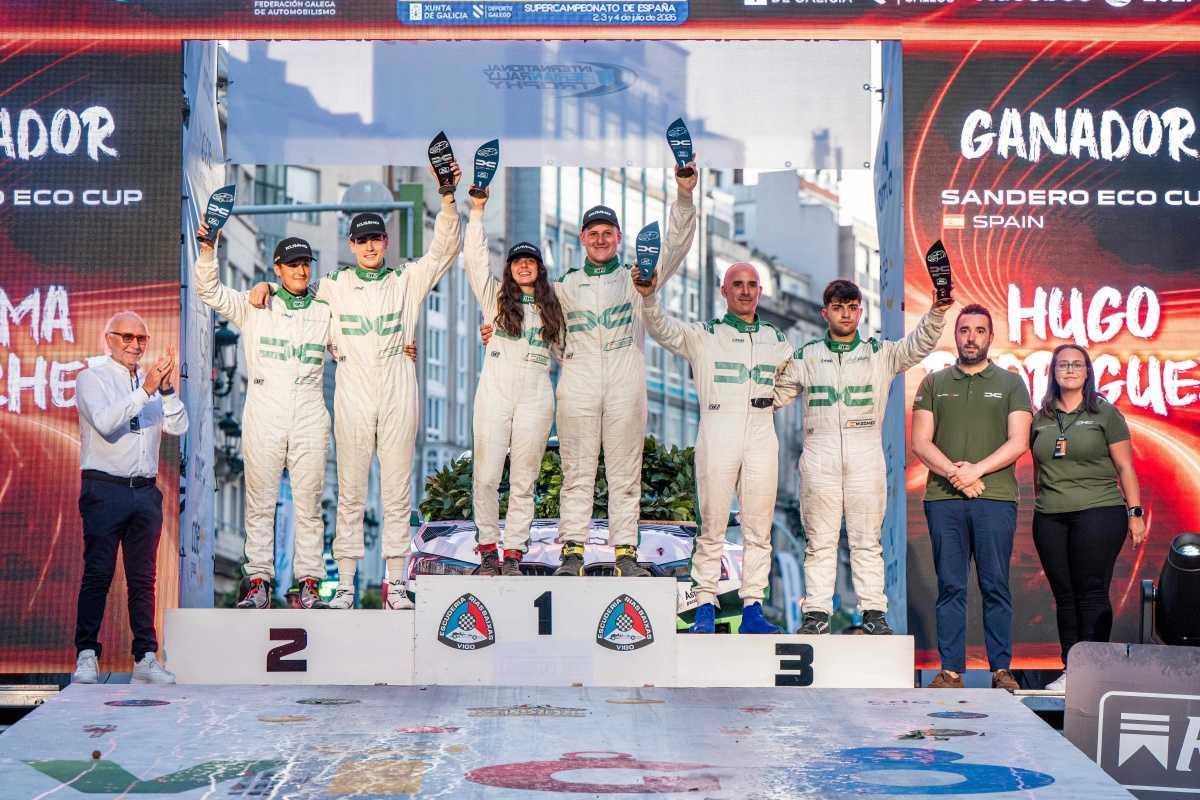 HUGO RODRÍGUEZ SE AFIANZA COMO LÍDER DE LA SANDERO ECO CUP SPAIN AL GANAR EL RALLYE RECALVI RÍAS BAIXAS HUGO RODRÍGUEZ SE AFIANZA COMO LÍDER DE LA SANDERO ECO CUP SPAIN AL GANAR EL RALLYE RECALVI RÍAS BAIXAS