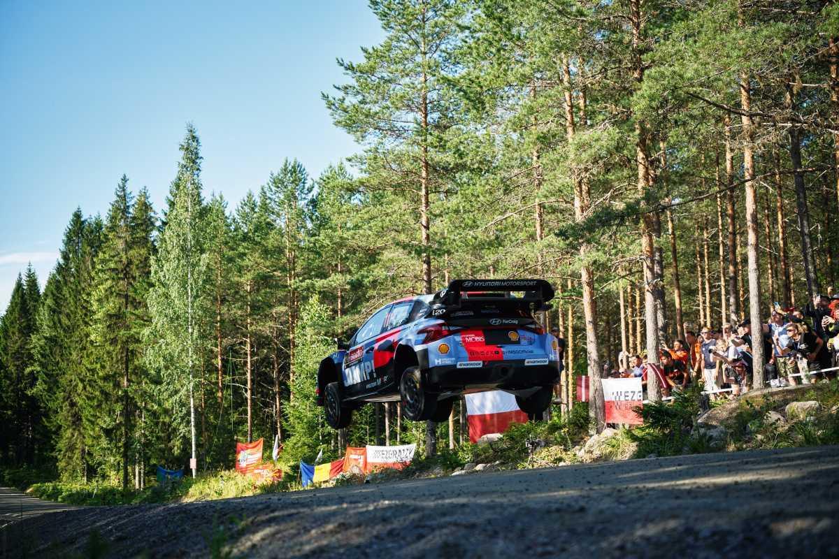 Rally de Finlandia: Hyundai Motorsport se prepara para la jornada final con Fourmaux en la lucha por el podio