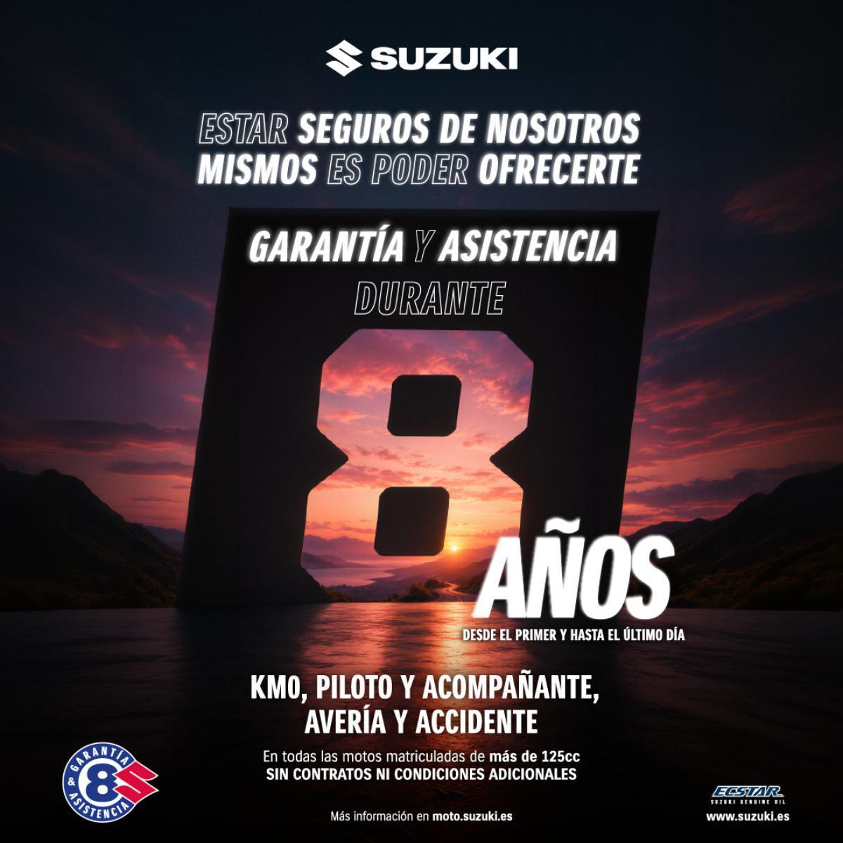 SUZUKI REAFIRMA EL COMPROMISO CON SUS CLIENTES: 8 AÑOS DE GARANTÍA SIN LETRA PEQUEÑA